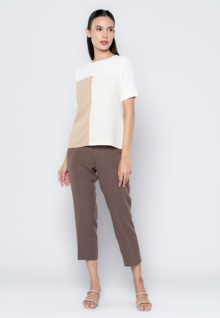 Color Blocking Blouse