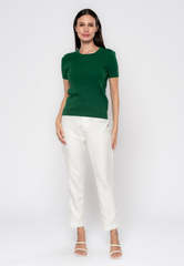 Lucille Textured Knit Blouse