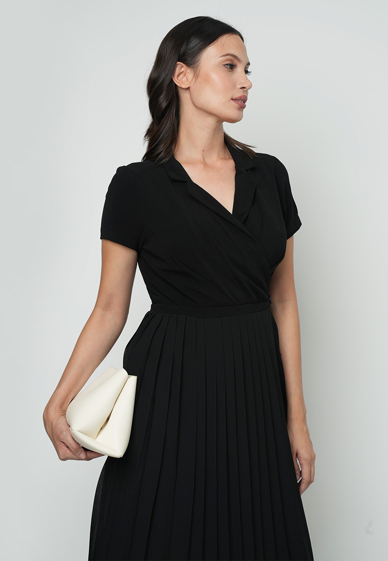 Corinne Pleated Dress