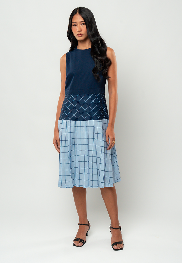 Paula Plaid A-line Dress