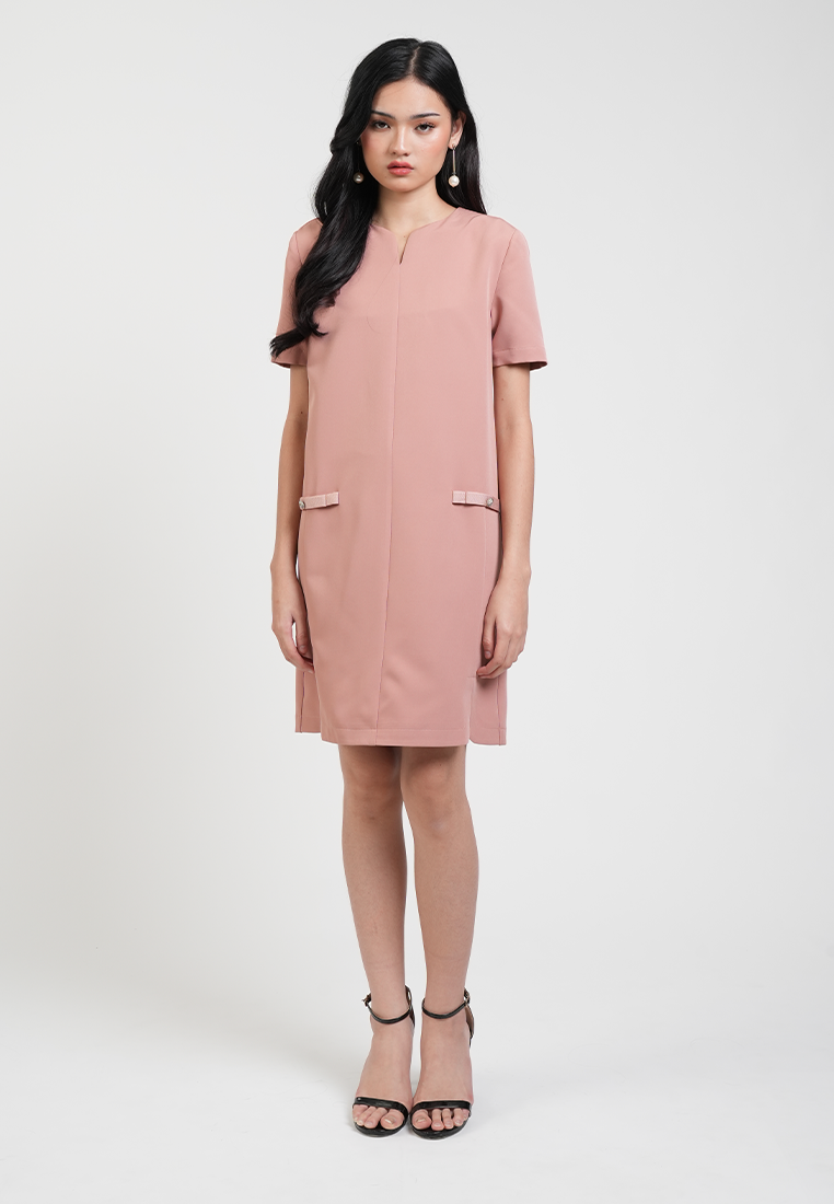 Adelaide Little Black Sheath Dress
