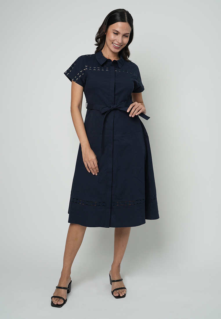 Aubriella Dress with Chest Trimming