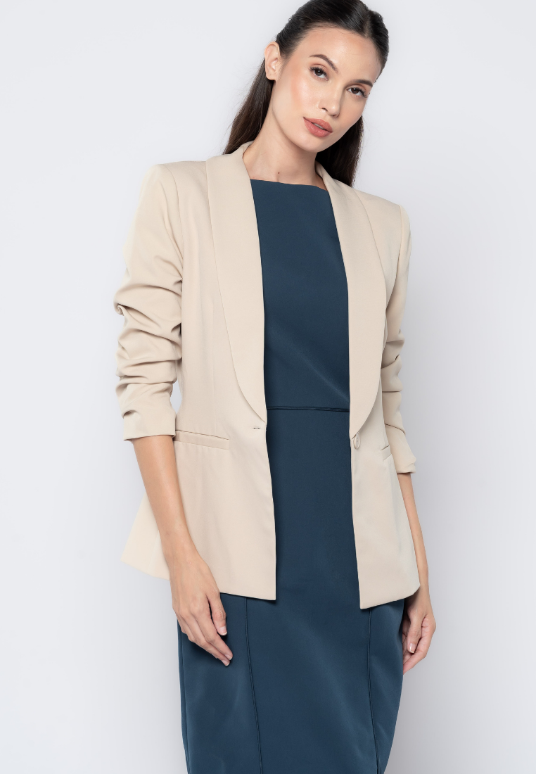 Petal Cap Sleeve Pencil Dress