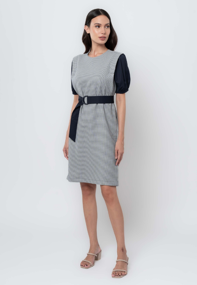 Apple & Eve Relaxed Fit Tweed Dress