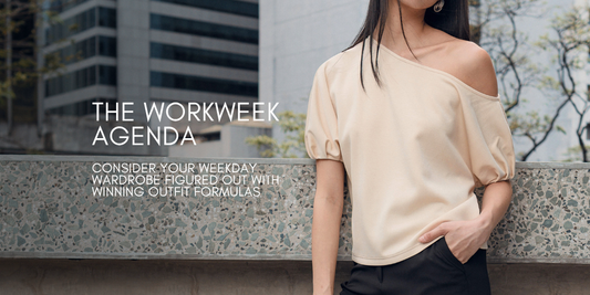 THE WORKWEEK AGENDA: Consider your weekday wardrobe figured out with winning outfit formulas.