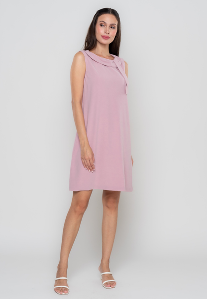 Cassie Cowl Neck Shift Dress