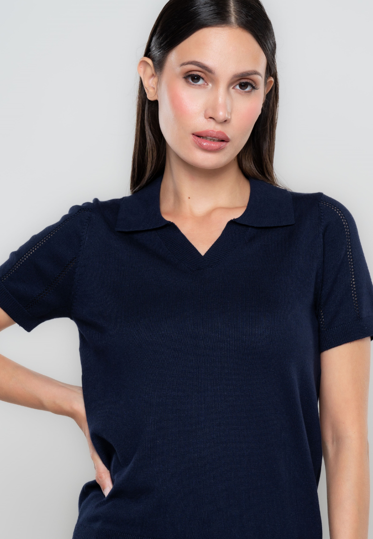 Verina Collared Flatknit