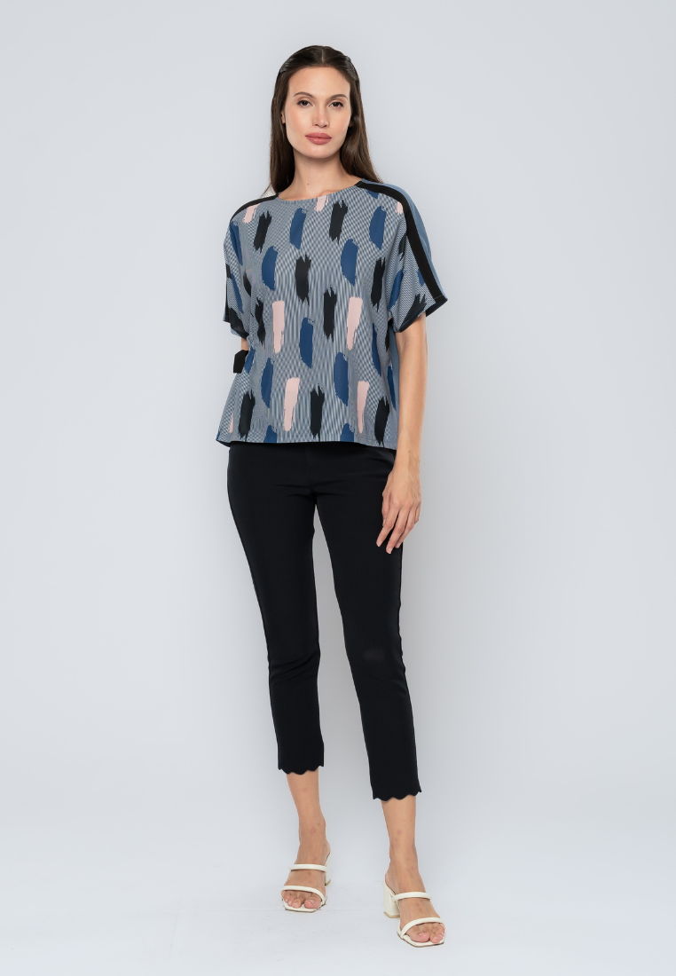 Destiny Extended Sleeves Printed Blouse