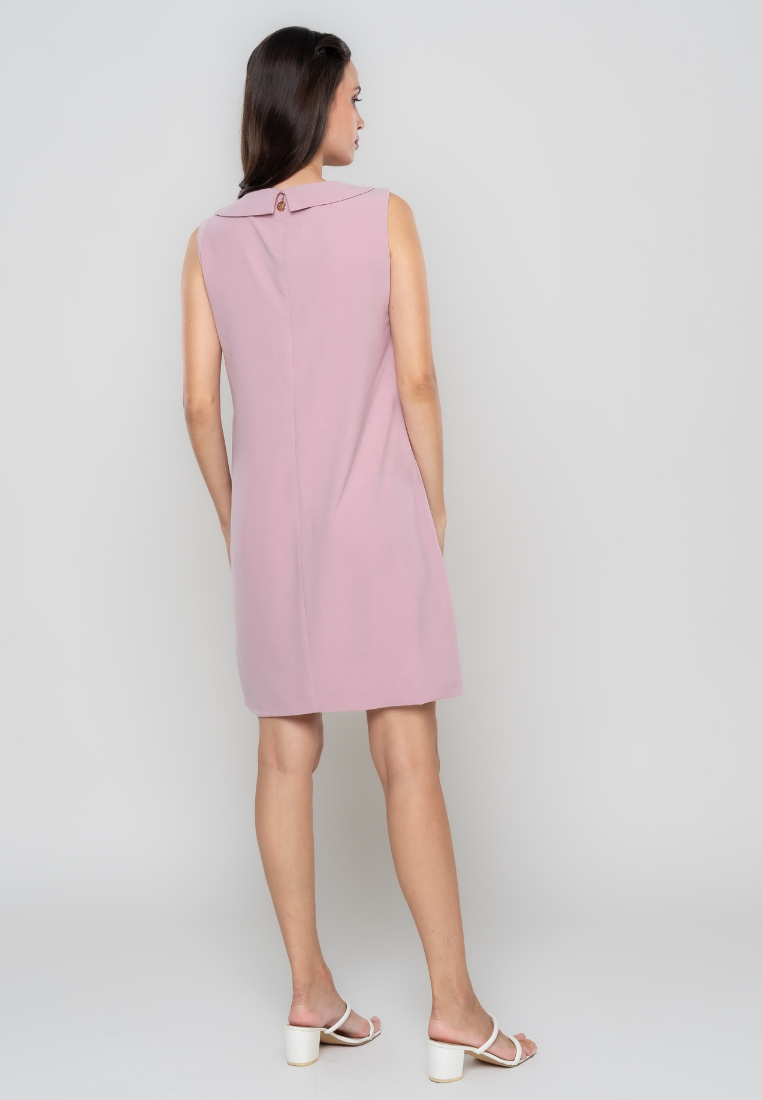 Cassie Cowl Neck Shift Dress