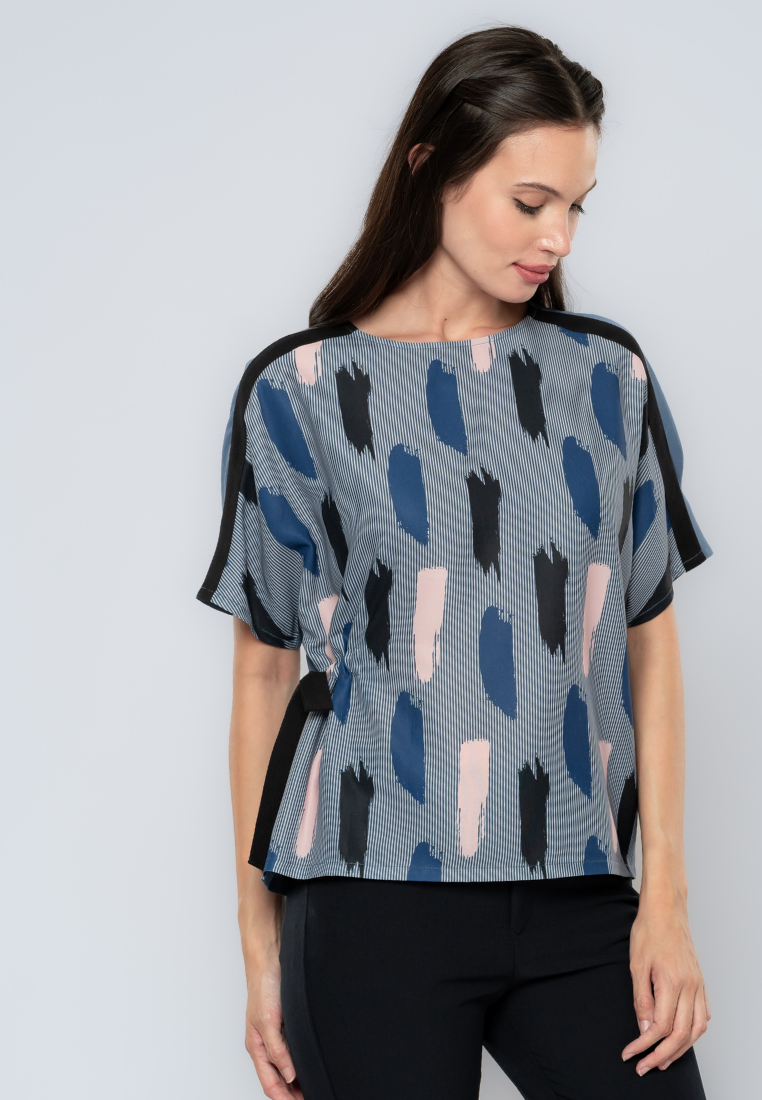 Destiny Extended Sleeves Printed Blouse