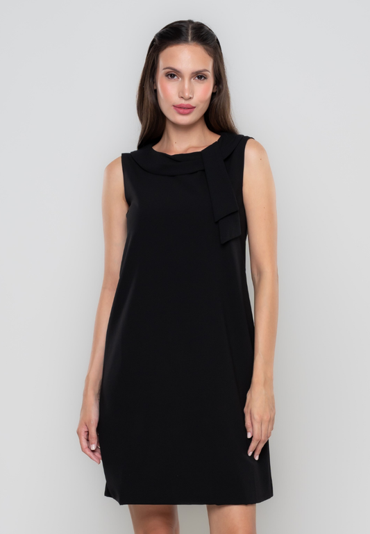 Cassie Cowl Neck Shift Dress