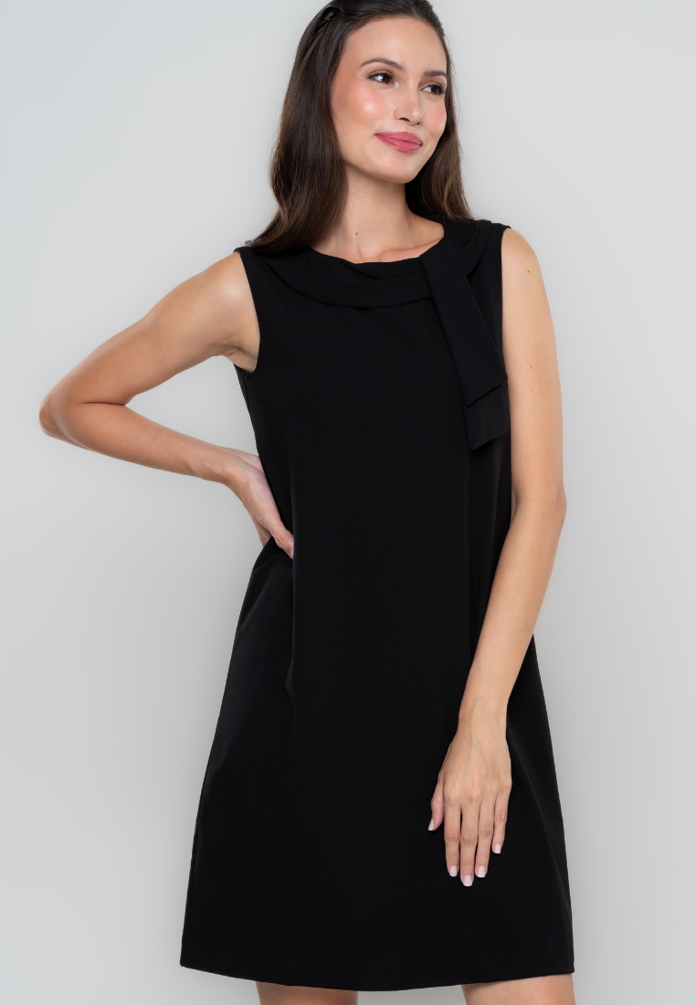 Cassie Cowl Neck Shift Dress