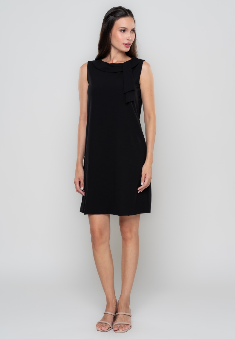 Cassie Cowl Neck Shift Dress