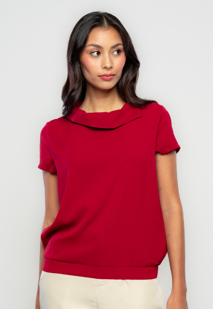 Marcelline Cowl Neck Blouse