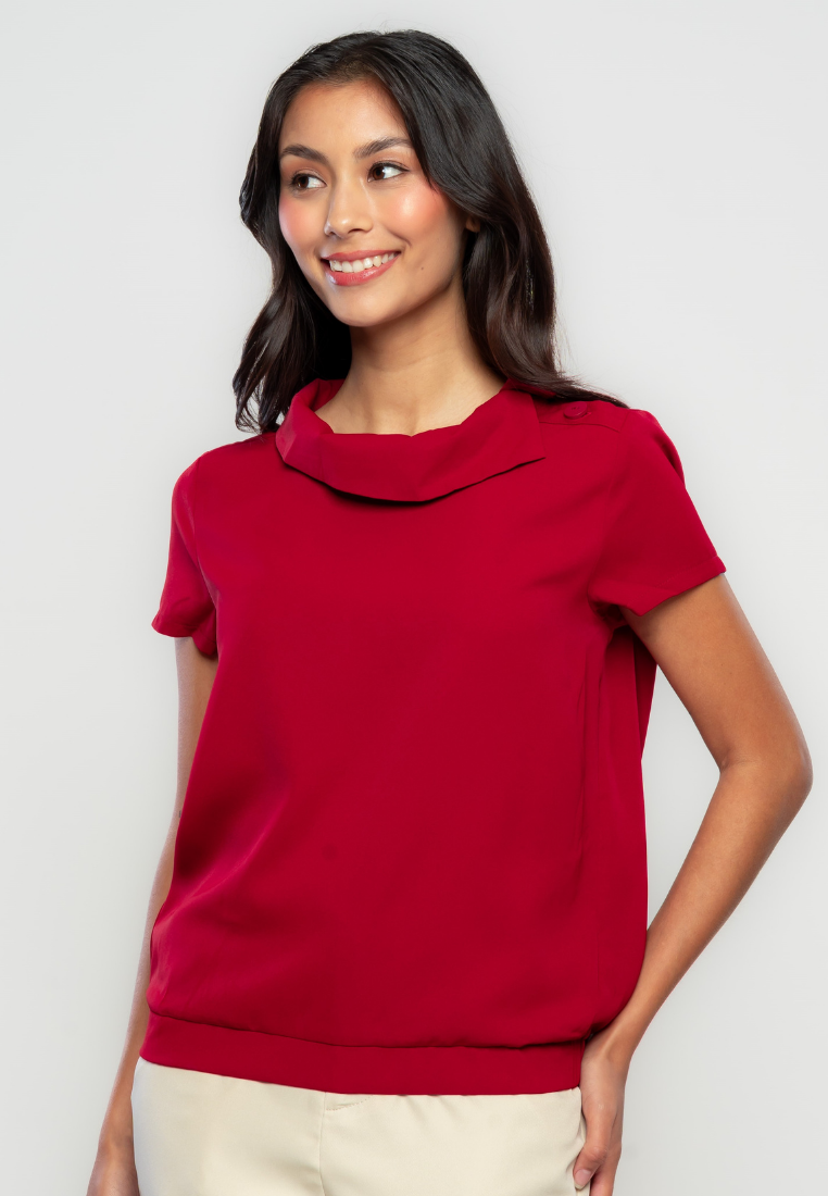 Marcelline Cowl Neck Blouse