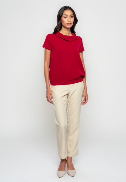 Marcelline Cowl Neck Blouse