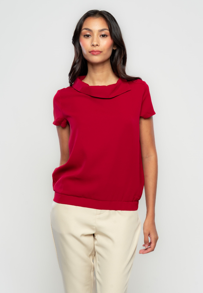 Marcelline Cowl Neck Blouse