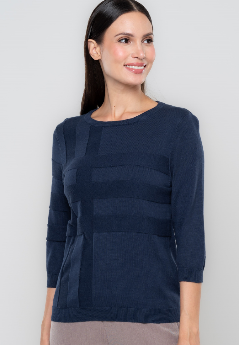 Cypress Embossed Flatknit Top