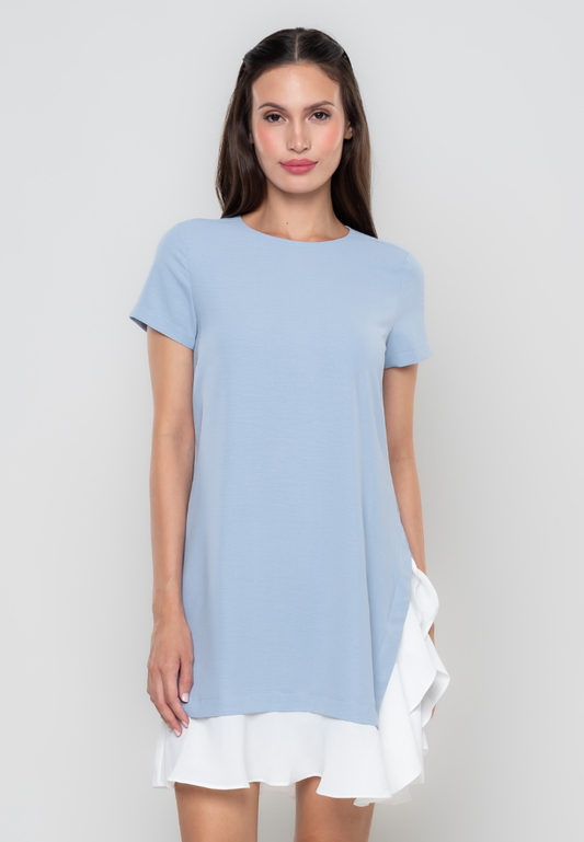 Ivy Shift Side Frilled Dress