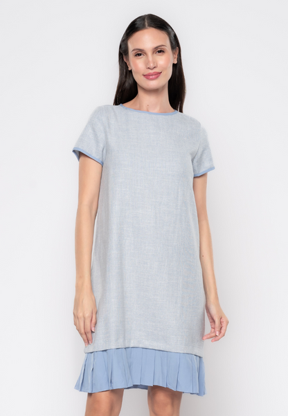 Lorelei Pleated Hem Shift Dress