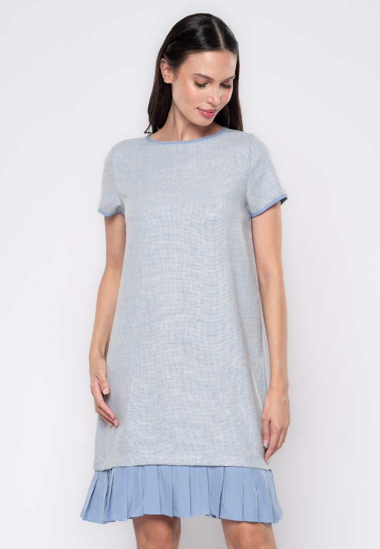 Lorelei Pleated Hem Shift Dress