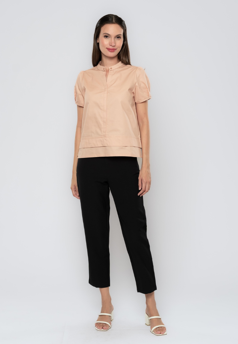 Elowen Collared Cotton Blouse