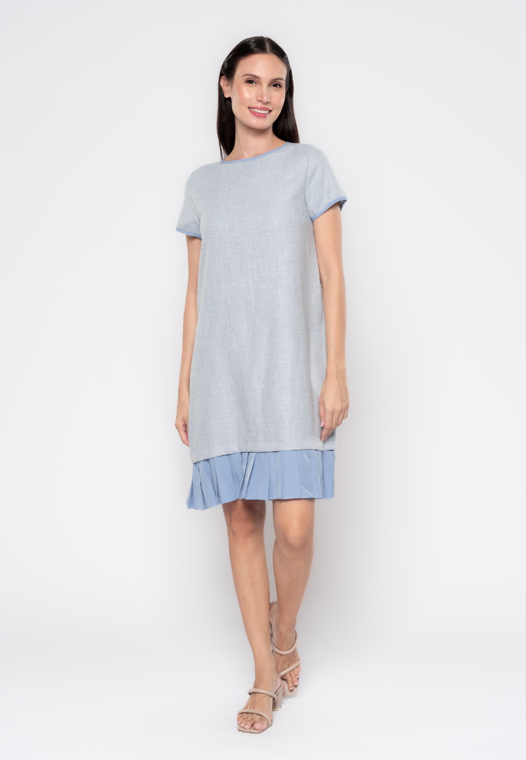 Lorelei Pleated Hem Shift Dress