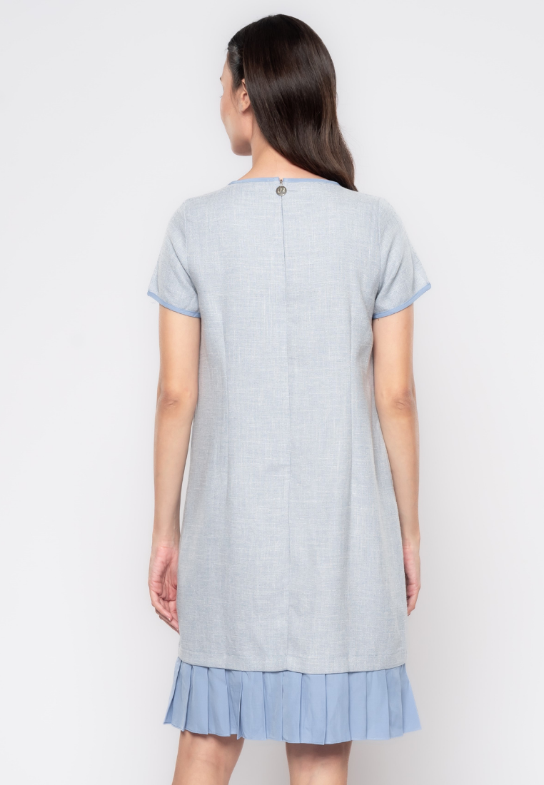 Lorelei Pleated Hem Shift Dress