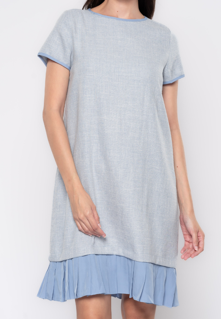 Lorelei Pleated Hem Shift Dress