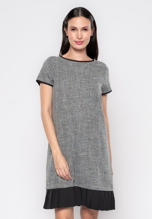 Lorelei Pleated Hem Shift Dress