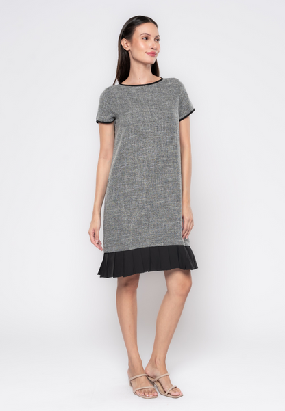 Lorelei Pleated Hem Shift Dress