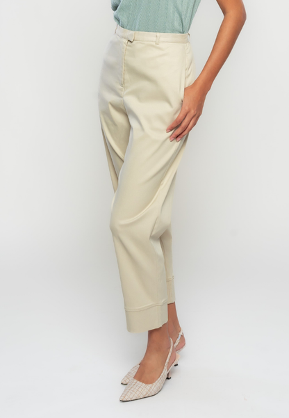 Dominique Sitched Hem Relaxed Pants