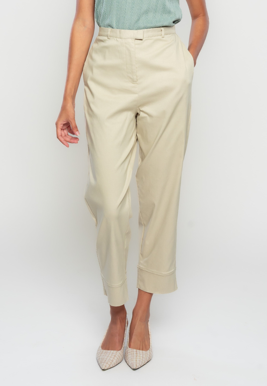 Dominique Sitched Hem Relaxed Pants