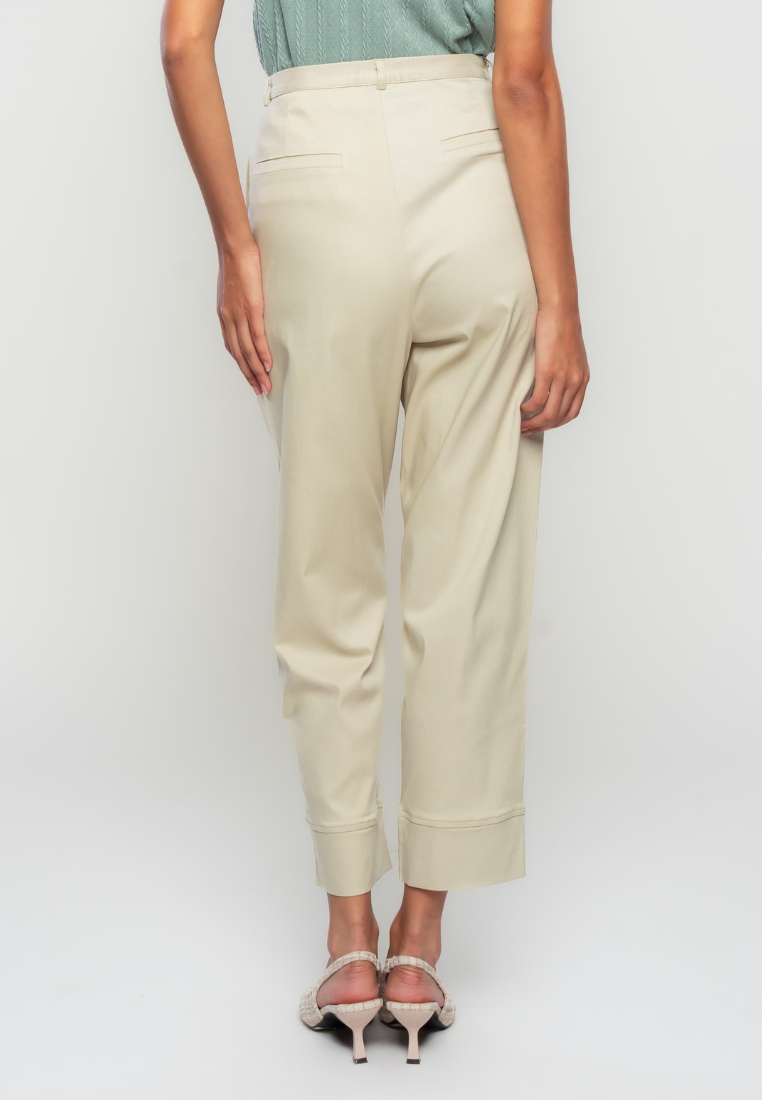 Dominique Sitched Hem Relaxed Pants