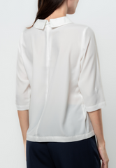 Mabel Cowl Neck 3/4 Sleeves Blouse