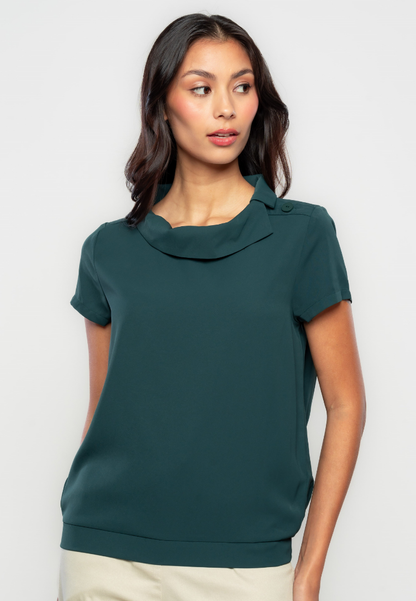 Marcelline Cowl Neck Blouse