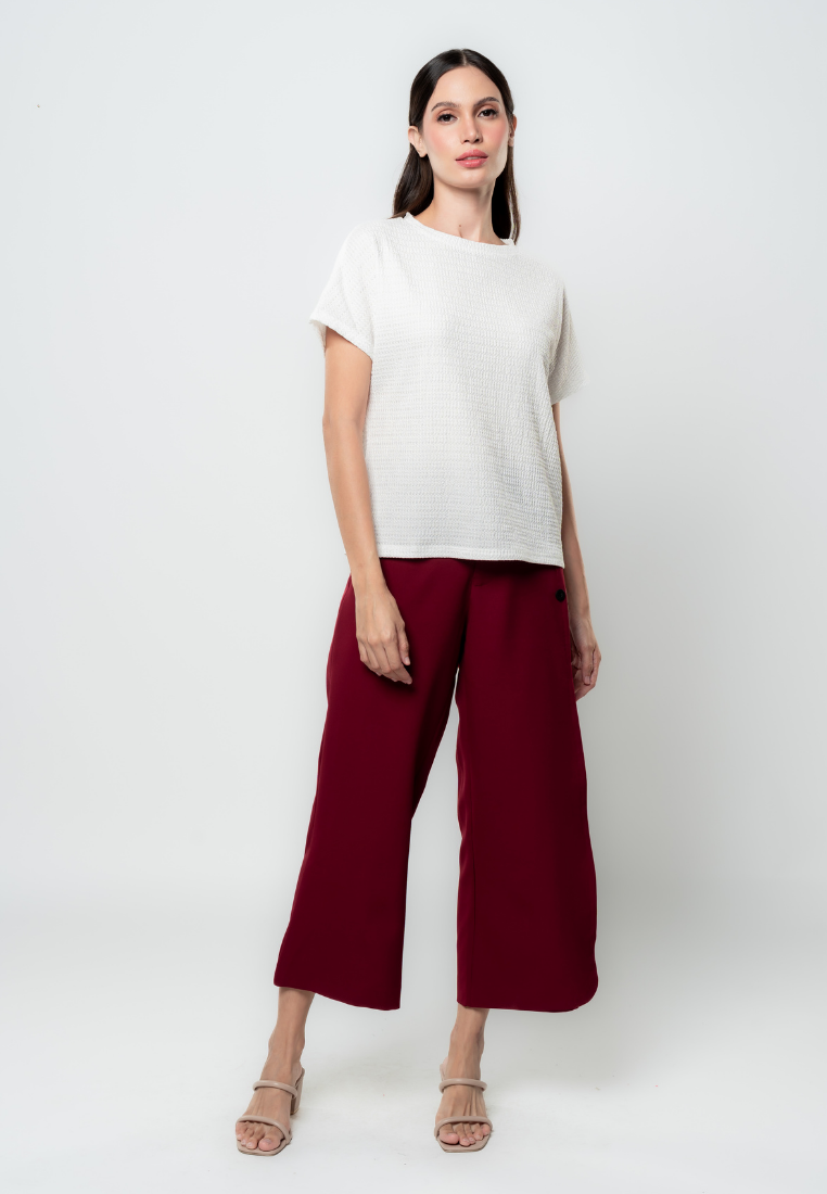 Althea Textured Flat Knit Top