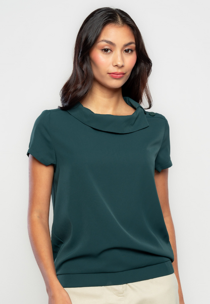 Marcelline Cowl Neck Blouse