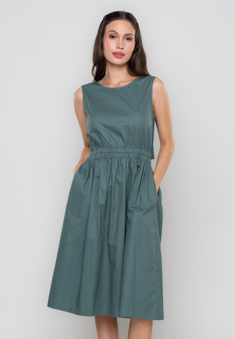 Carlyn Cotton A-Line Dress