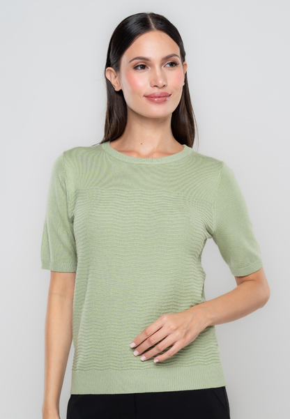 Nylah Textured Knit Top