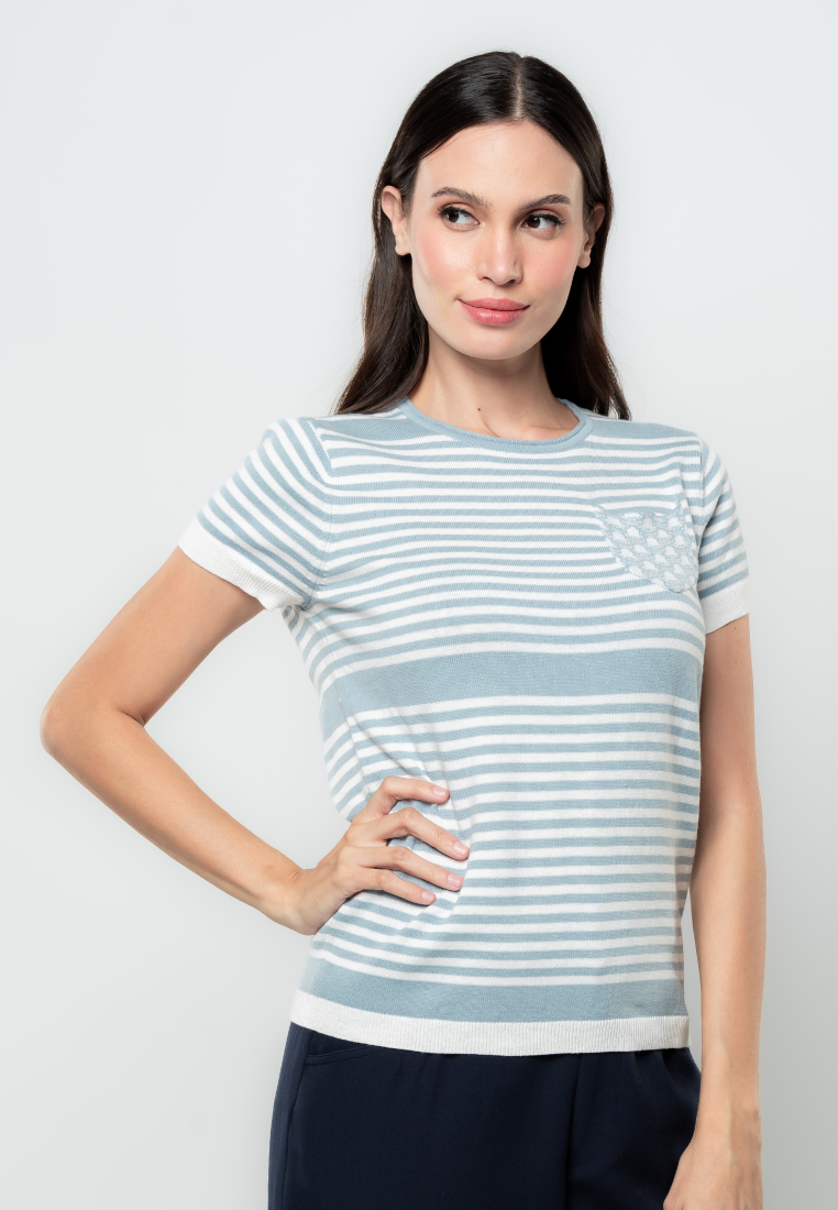 Billie Striped Flat Knit