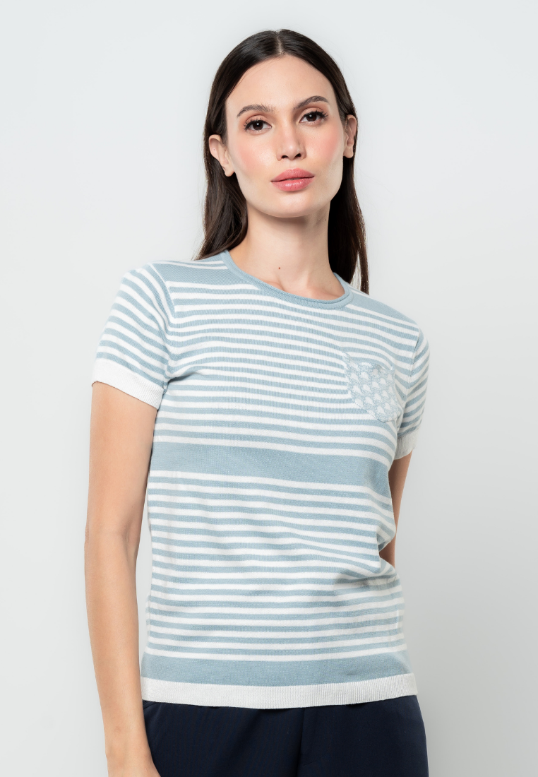 Billie Striped Flat Knit