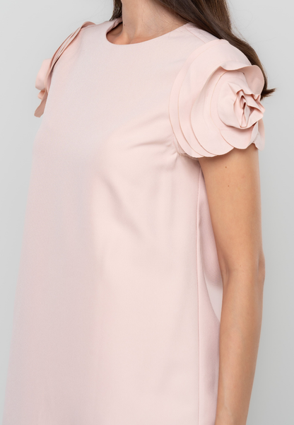 Persephone Rose Sleeve Shift Dress