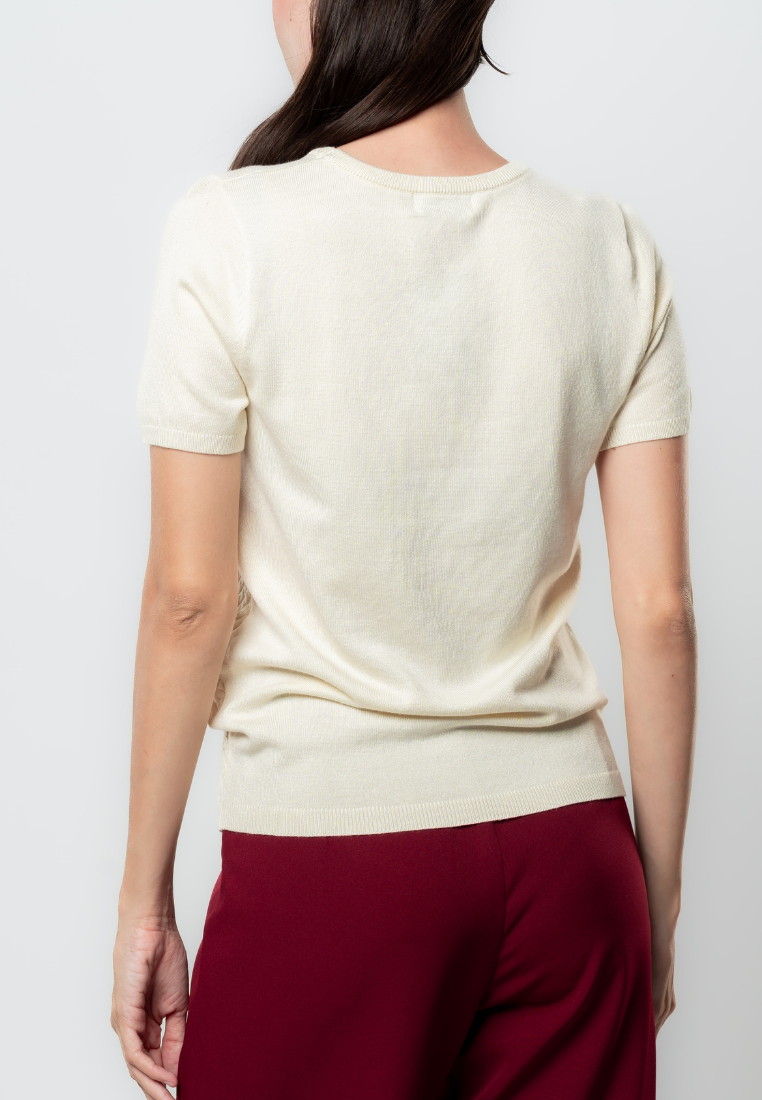 Gelly Line Textured Flat knit Top