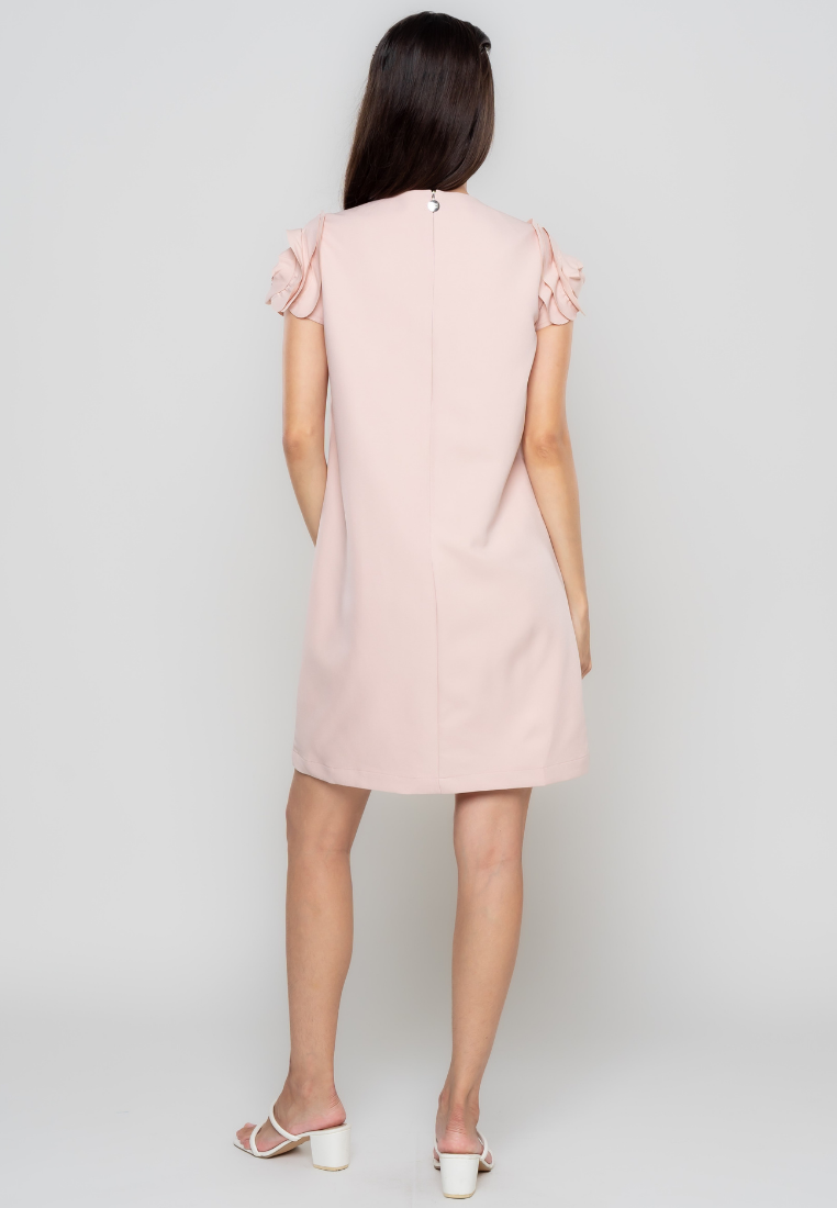 Persephone Rose Sleeve Shift Dress