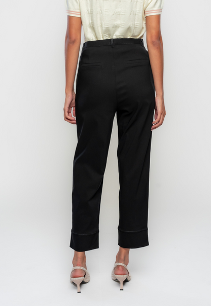 Dominique Sitched Hem Relaxed Pants