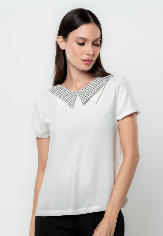 Michelle Double Collar Top