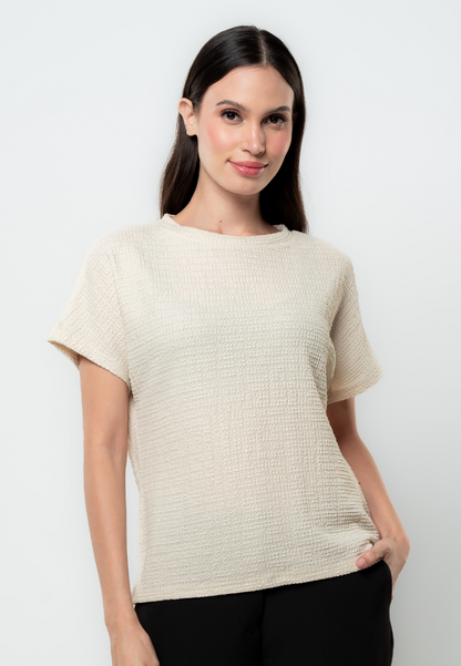 Althea Textured Flat Knit Top