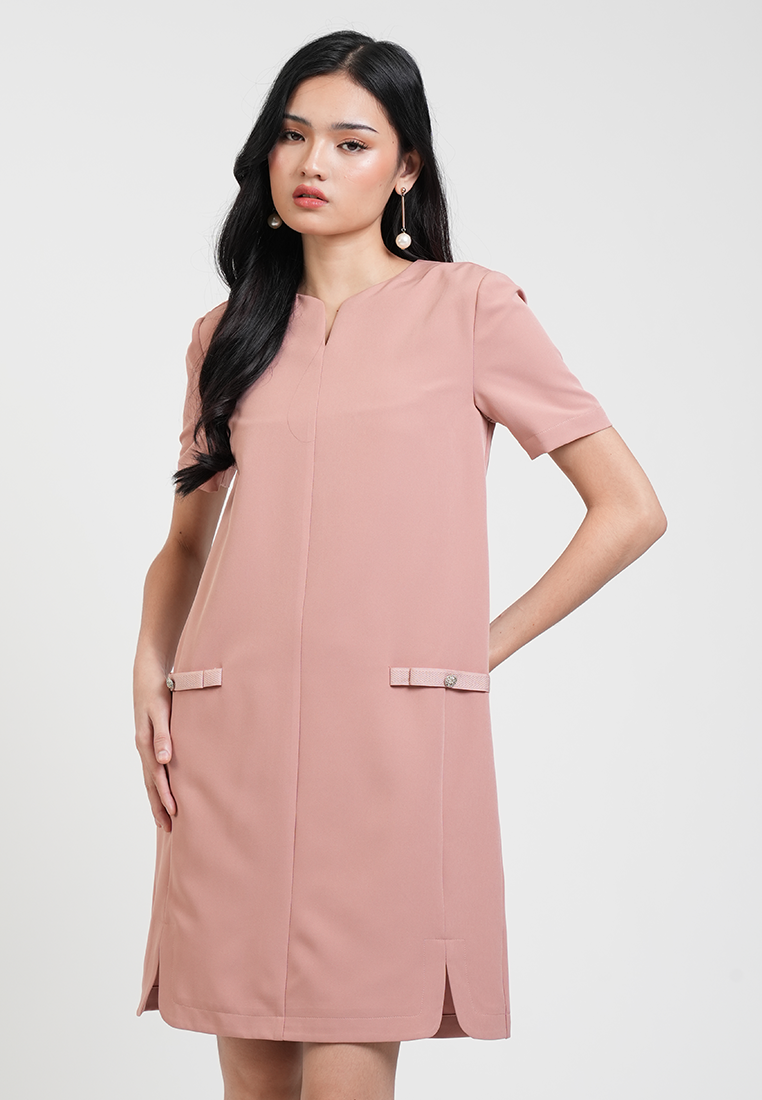 Adelaide Little Black Sheath Dress