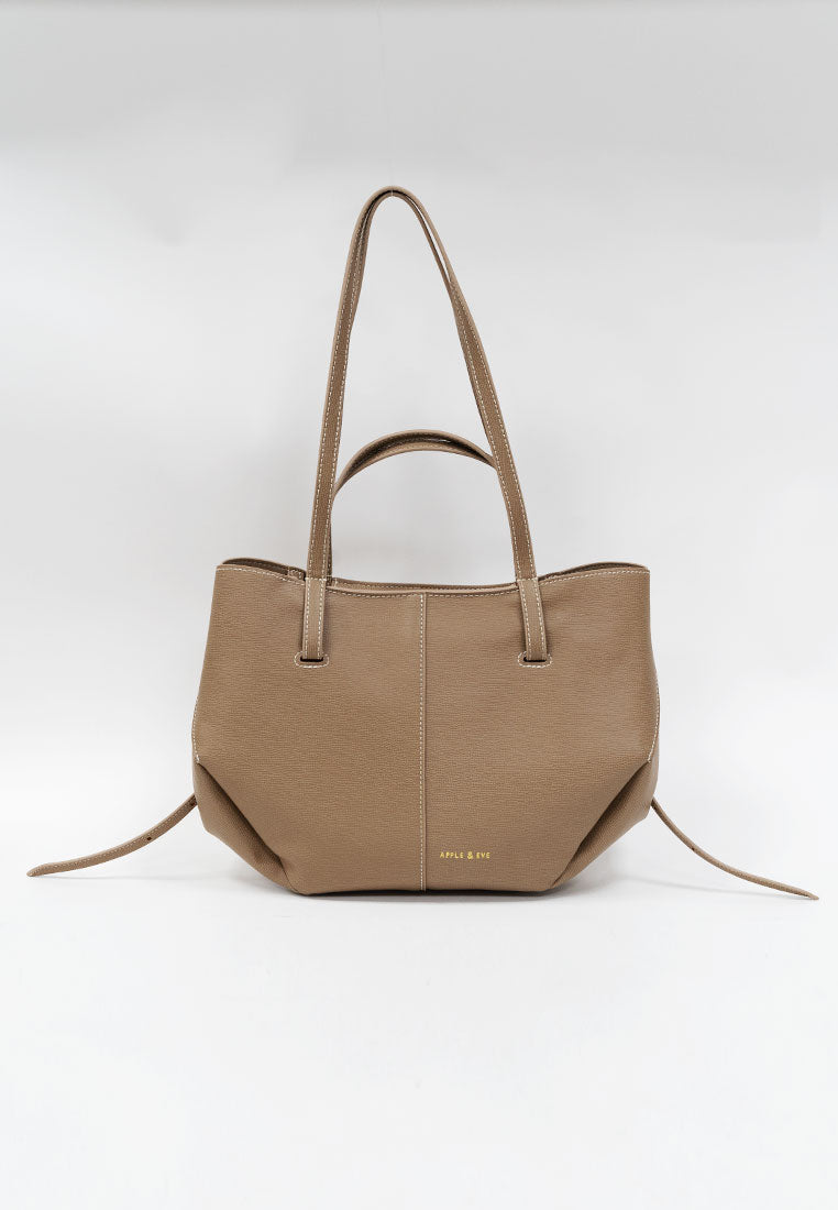 Clementine Contrast Stitch Tote